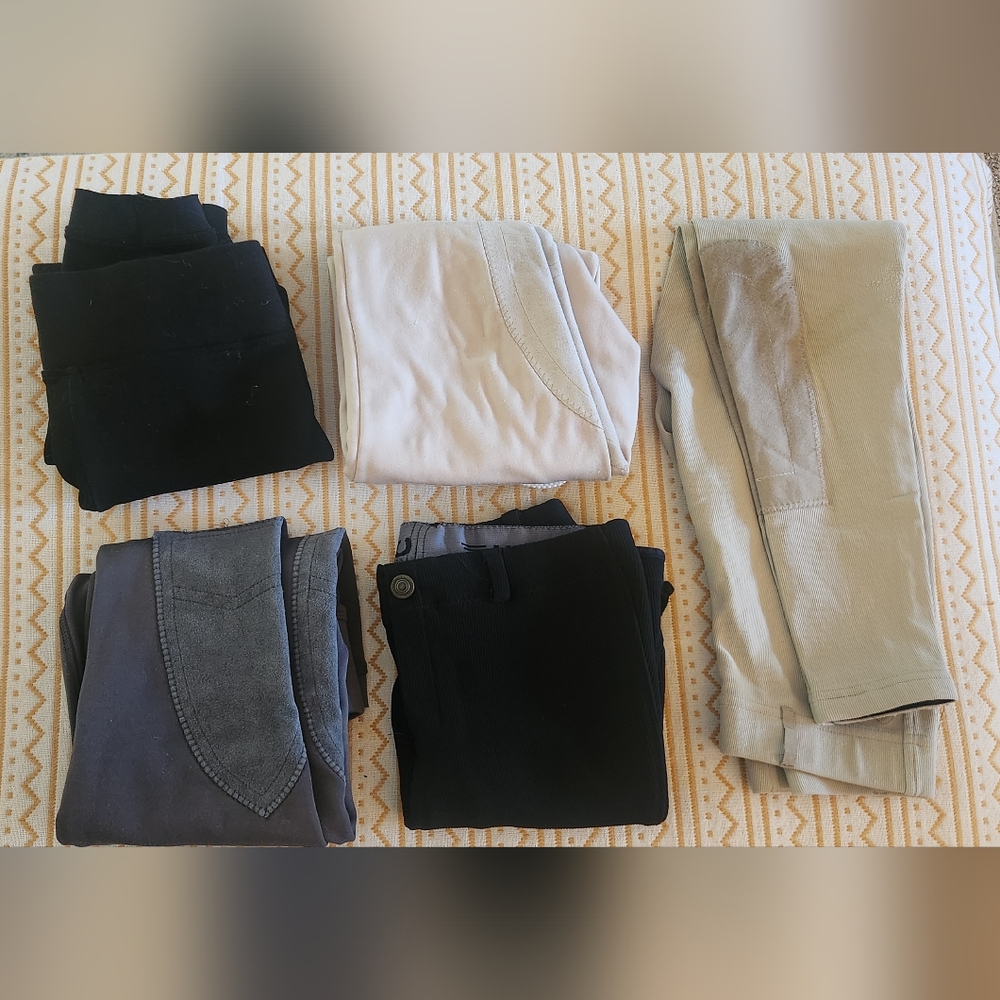 Girls Breeches BUNDLE!! Horseback Riding Pull-on Size Large
